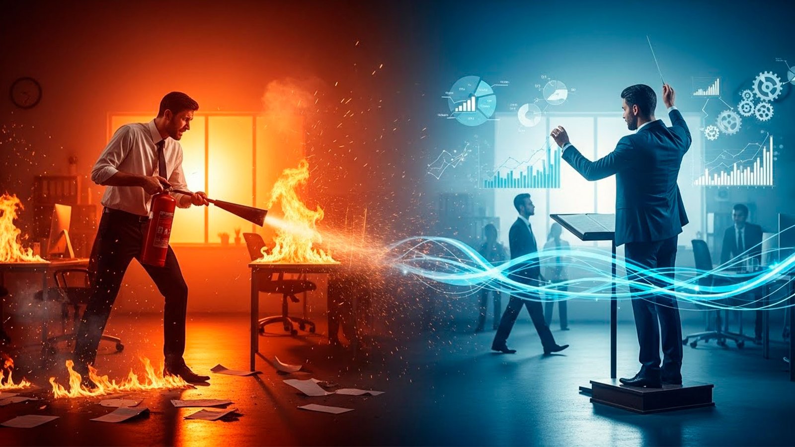 Diretor de operações: Do apagador de incêndios ao orquestrador de performance